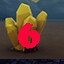 Find yellow crystal level 6