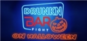 Drunkn Bar Fight on Halloween