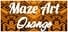 Maze Art: Orange